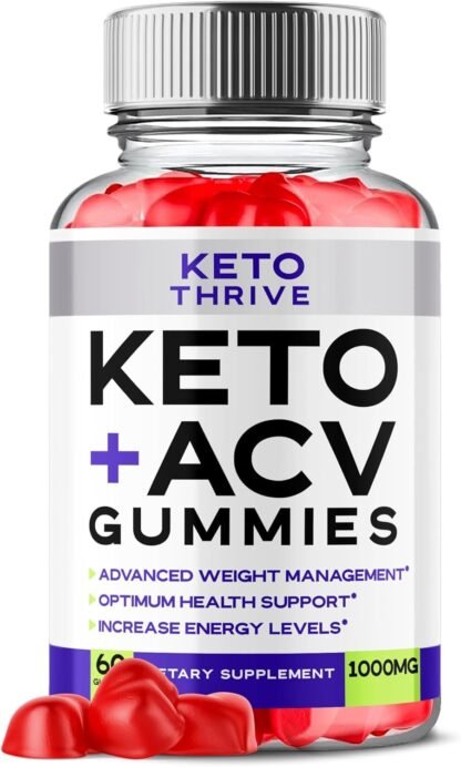 Keto Thrive ACV Gummies – 1000mg 60ct | ShopaZoid